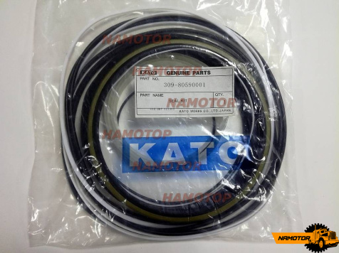 Ремкомплект цилиндра подъема стрелы KATO NK1200-S, артикул 309-80590000 309.80590001 309-80590001